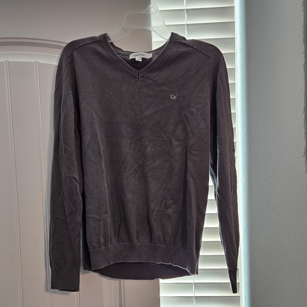 Calvin Klein Y2K Dark Gray Sweater
